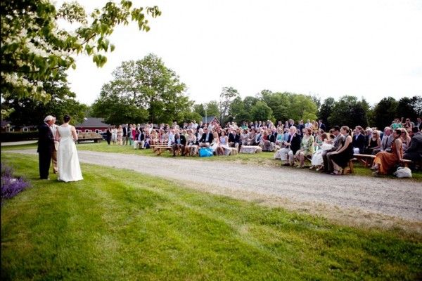 Country Wedding Outdoor Ceremony