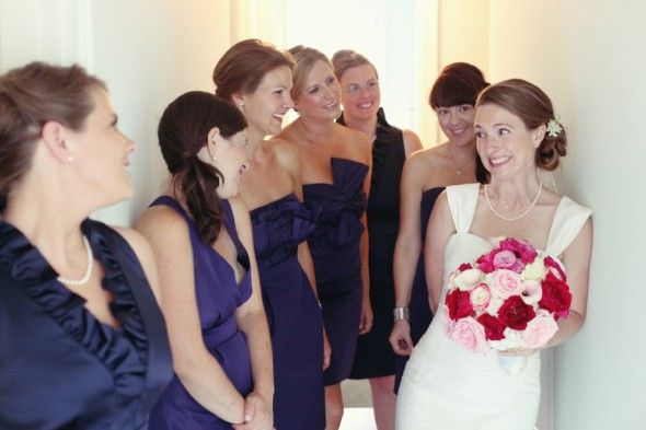 Purple bridemaids dresses