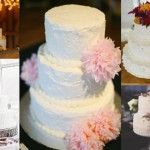 Rustic White Wedding Cakes