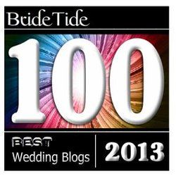 Bride Tide Top 100 Wedding Blogs