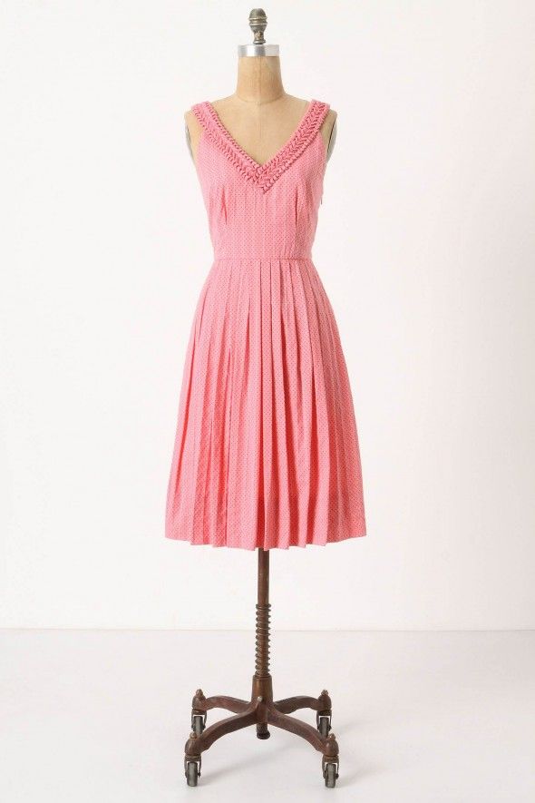 pink-vintage-style-bridesmaid-dress