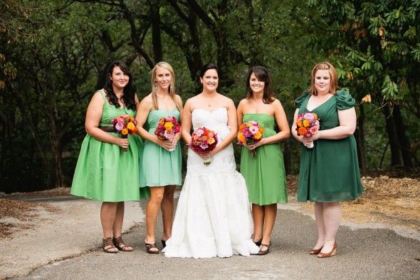 green-rustic-wedding-bridesmaid-dresses