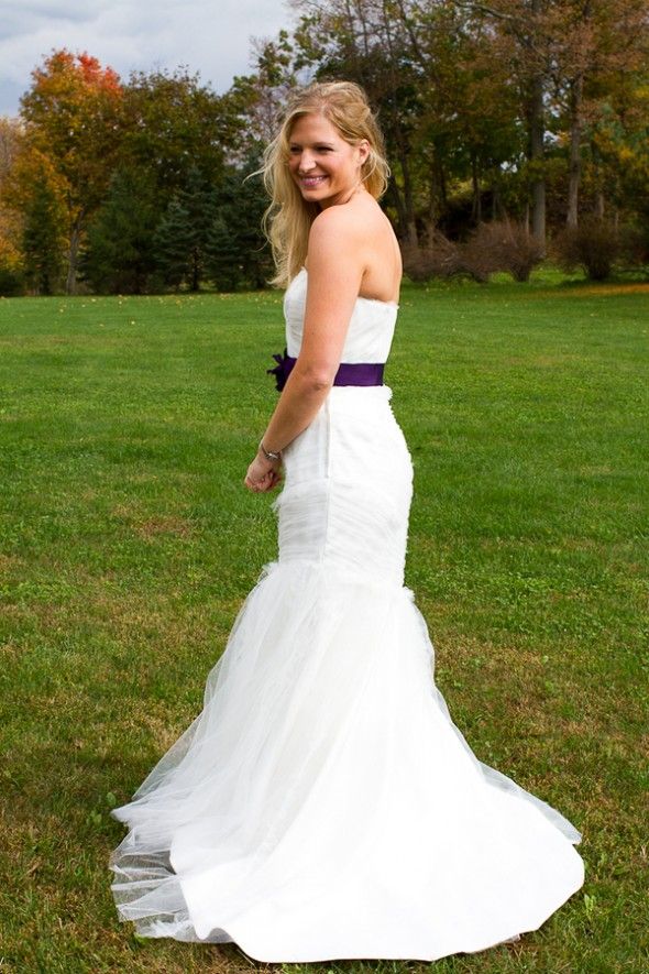 wedding-dress-with-purple-sash