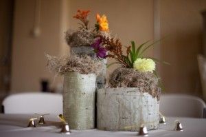 birch-vases-for-wedding-flowers-