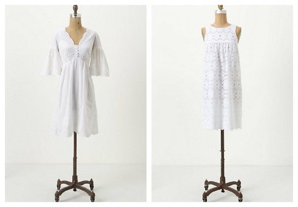 white-vintage-bridesmiad-dresses
