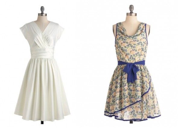 retro-style-bridesmaid-dress