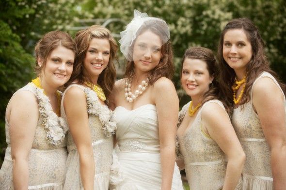 champagne-bridesmaid-gowns