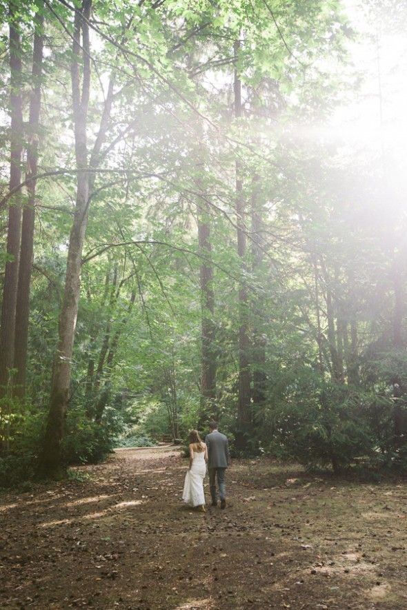 A wedding in the woods
