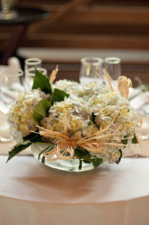 Country wedding centerpiece with country wedding flowers
