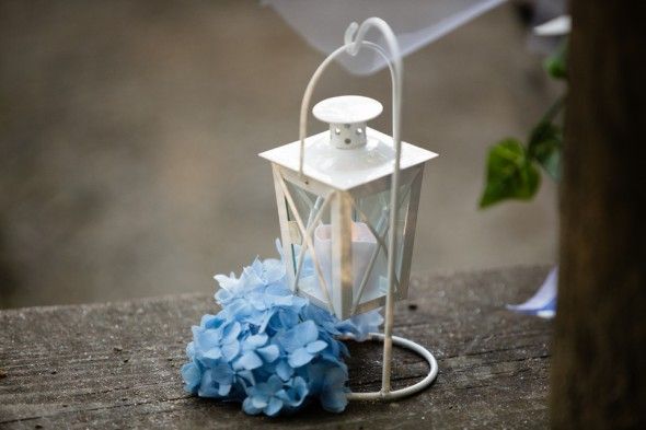 White Lanterns At Wedding