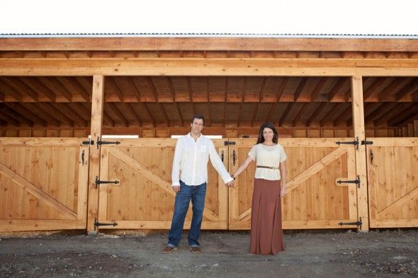 California ranch style engagement session 