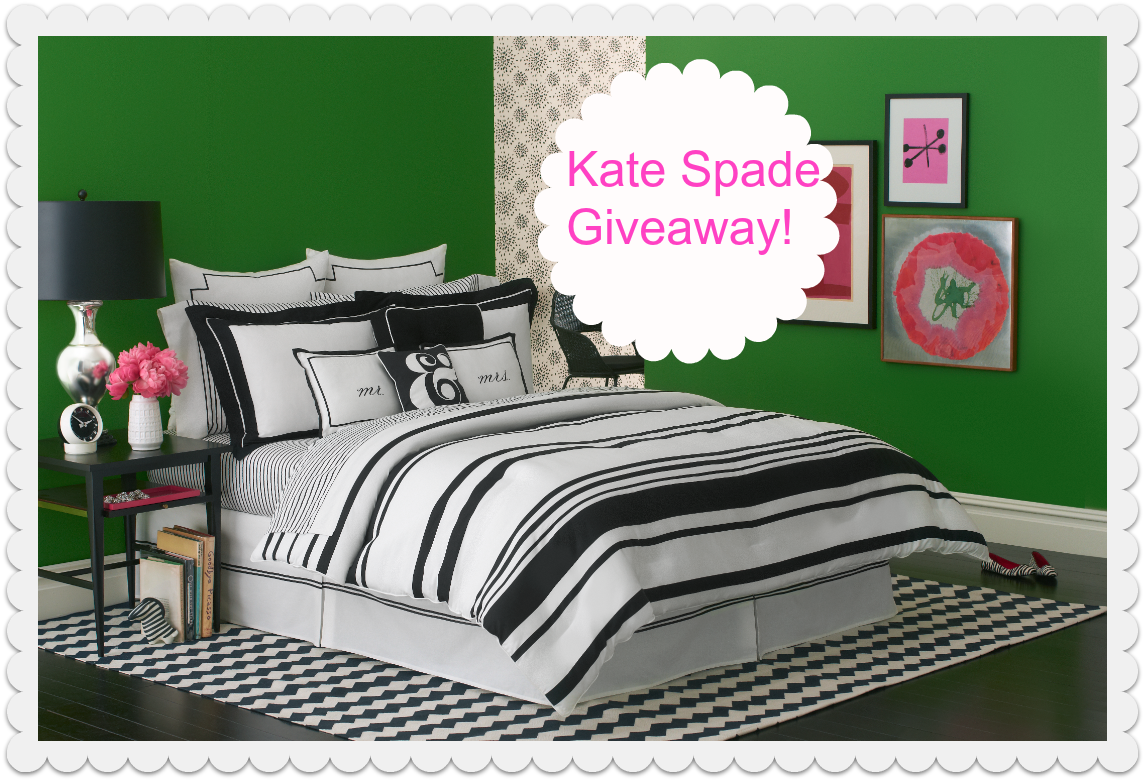 Kate Spade Bedding Giveaway - Rustic Wedding Chic