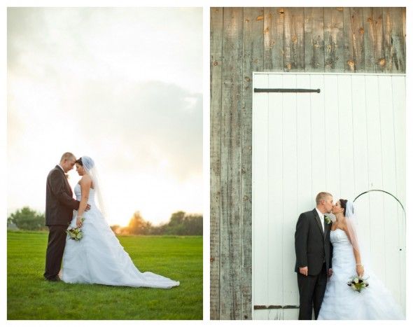 A country barn wedding