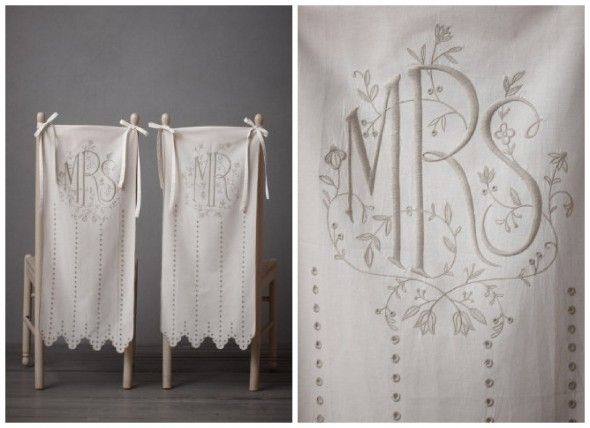 Mr. & Mrs. Chair Covers For Wedding