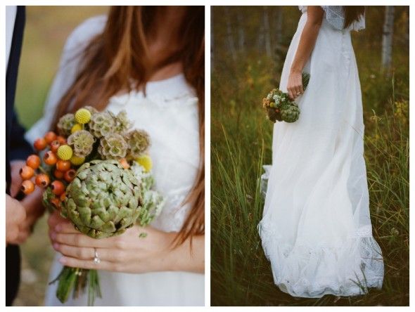 A rustic bridal bouquet 