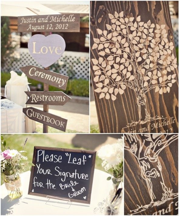 Rustic Wedding Signs