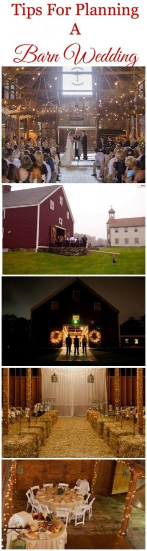 Tips For Planning A Barn Wedding