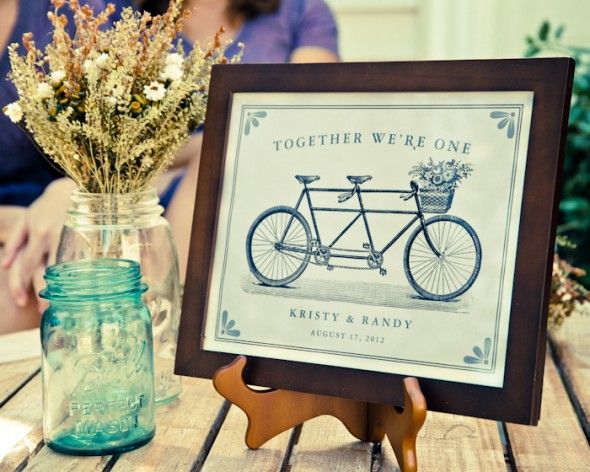 Bike Wedding Theme