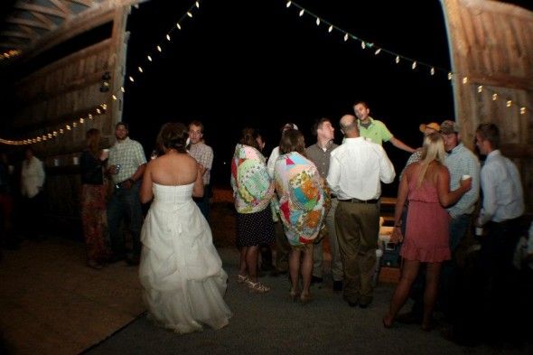 Dancing At A Farm Wedding