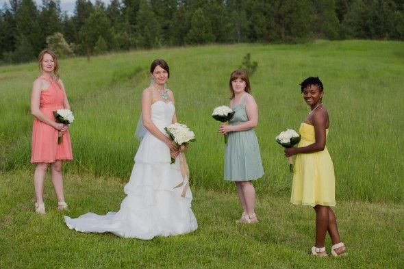 Farm Wedding Bridesmaids 