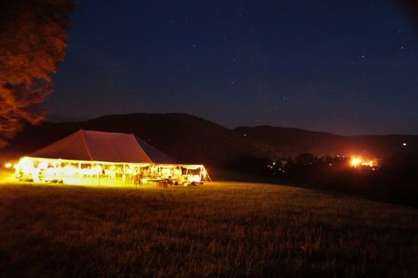 Wedding Tent In Vermont 