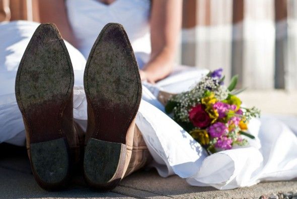 Bride In Cowboy Boots