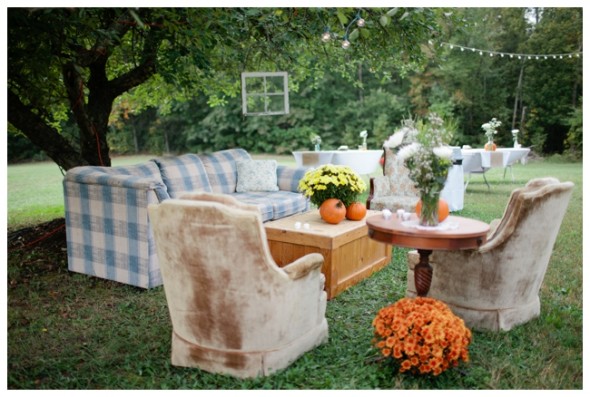 Vintage Backyard Style Wedding