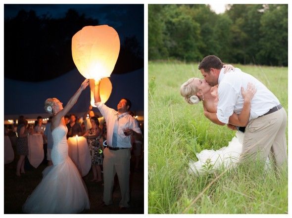 Large Lanterns At Wedding