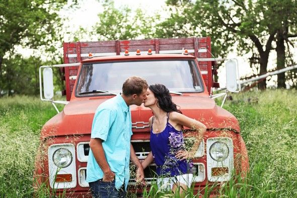 Country Style Engagement Pictures