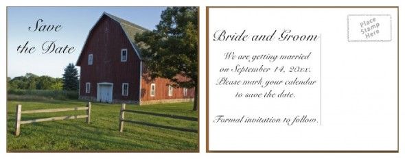 Barn Save The Date