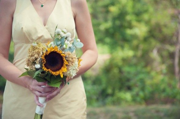 Bridesmaid Sunflower Bouquet