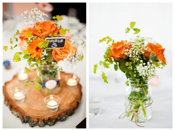 Centerpieces For A Rustic Wedding
