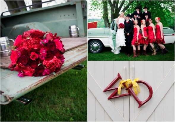 Country Wedding Red