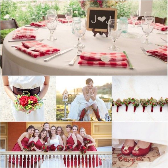 Ideas For A Red Wedding