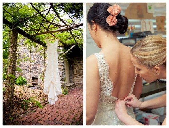 Lace Rustic Wedding Gown