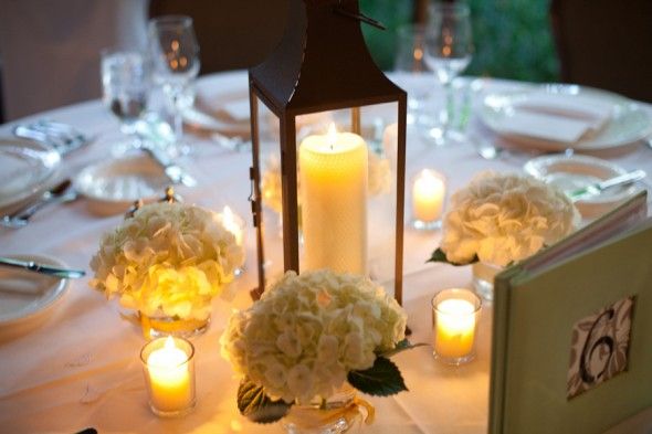 Lantern Centerpieces At Wedding