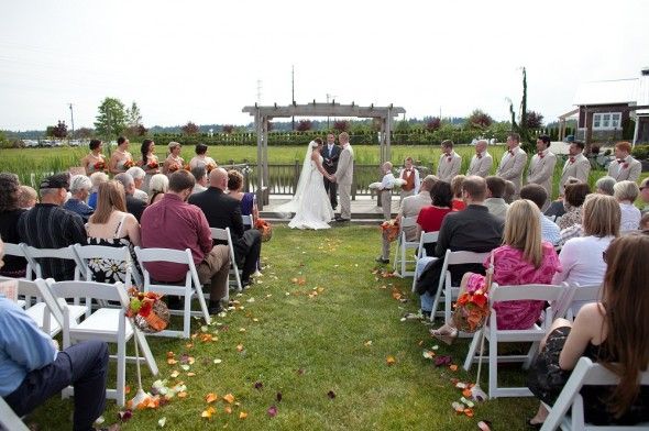 Outdoor Wedding Ceremony Washington State