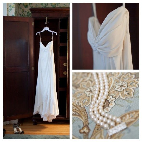 Strapless Column Wedding Gown