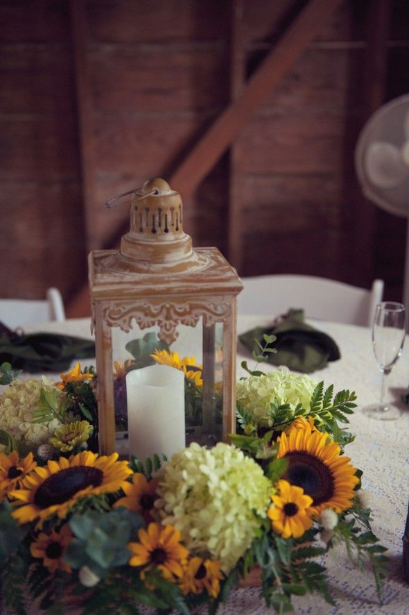 Sunflower Wedding Centerpieces