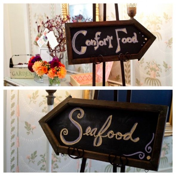 Wedding Food Signs