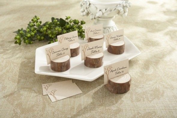 Wood Place Card Holders