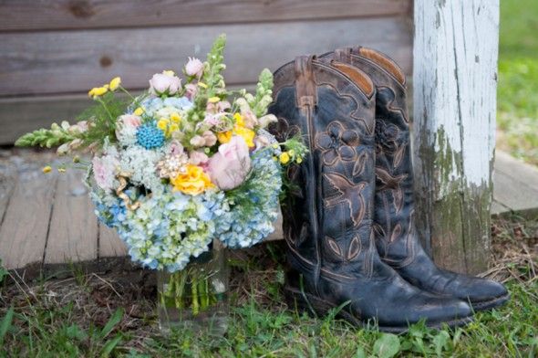 Cowboy Boots For A Bride