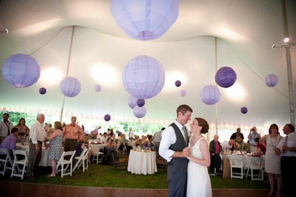 Purple Wedding Tent