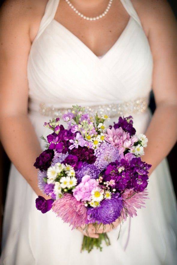Purple Wedding Bouquet