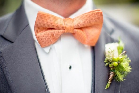 Orange Bow tie 