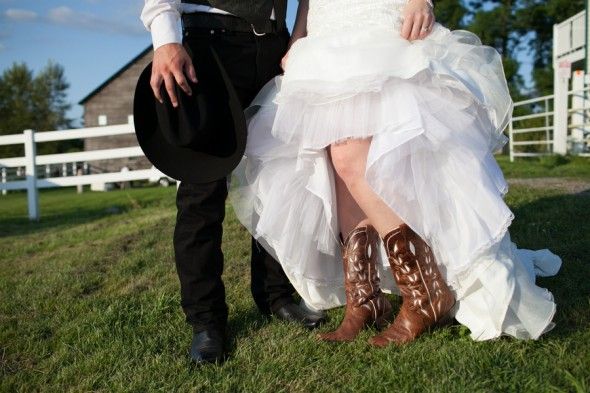 Bride In Cowboy Boots