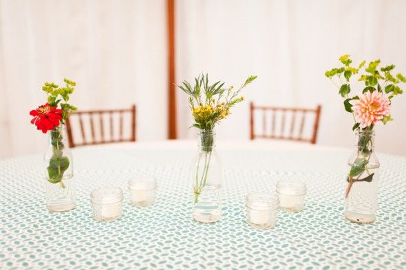 Country Wedding Table Decor