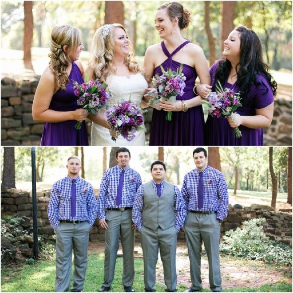 Bridesmaid Dresses In Purple