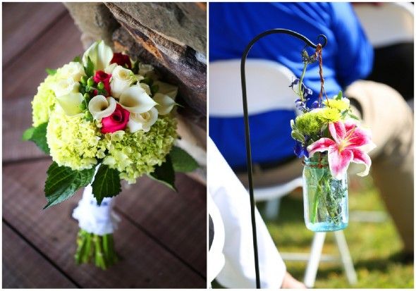Rustic Country Wedding Flowers