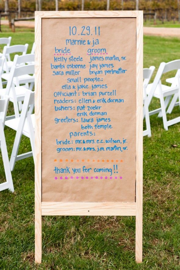 rustic country wedding sign